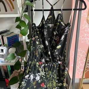 on the road floral v neck jumpsuit